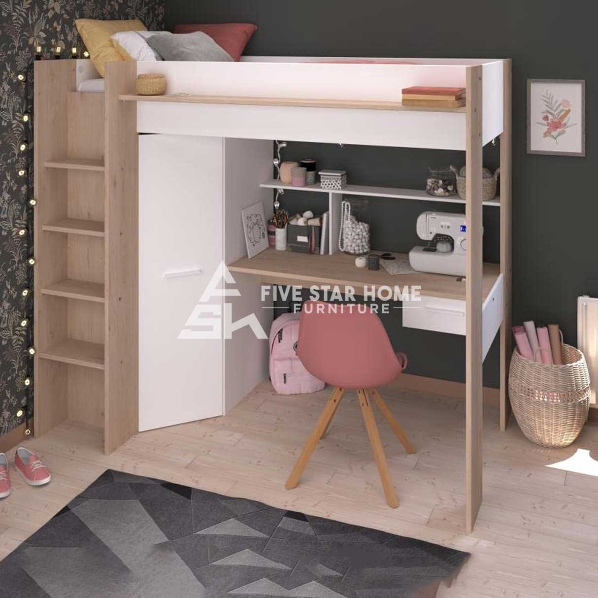 FSH Bunk Bed with Desk and Wardrobe