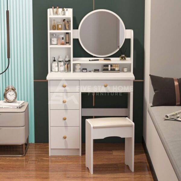 Dressing Table Set With Stoo