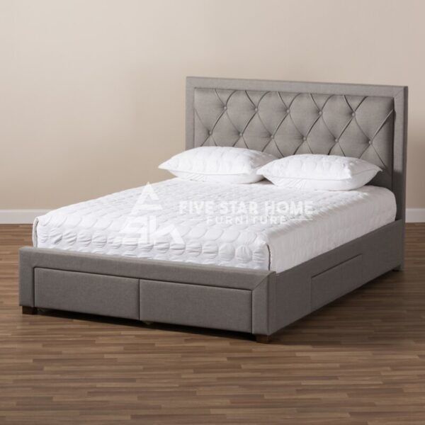 Tantallon Tufted Upholstered Storage Bed