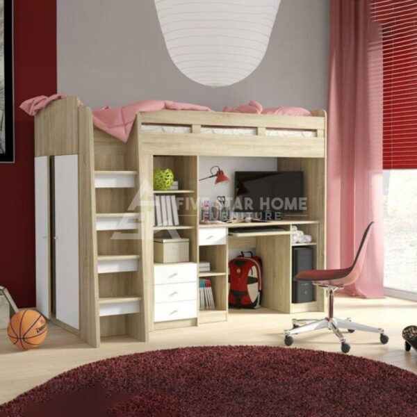 Mid Sleeper Bed With Furniture Set
