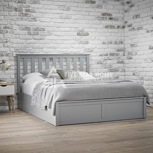 Wooden King Size Ottoman Bed