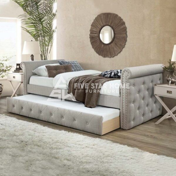 Chester Tufted Twin Daybed with Trundle