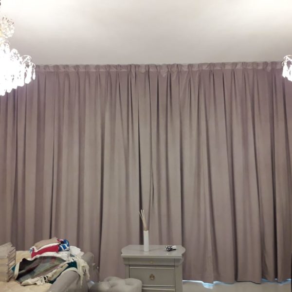 Fabric Pink Curtain