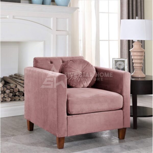 Carson Velvet Classic Arm Chair