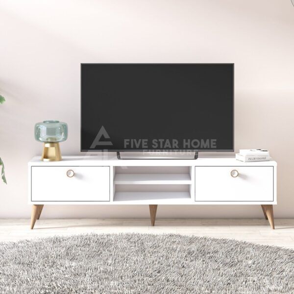 Contemporary tv unit with drawers