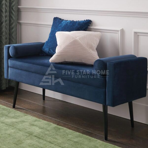 Rosie Upholstered Ottoman Bench By FSH