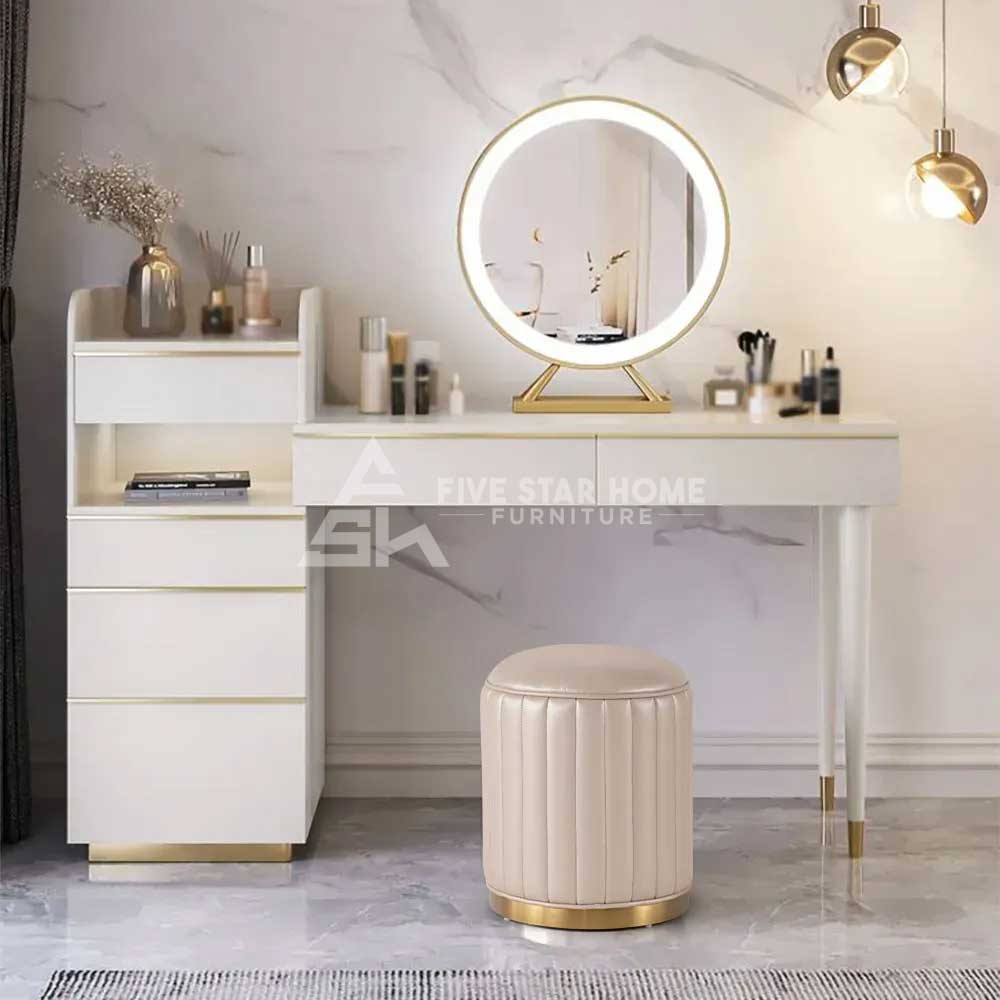 Modern Black Makeup Dressing Table