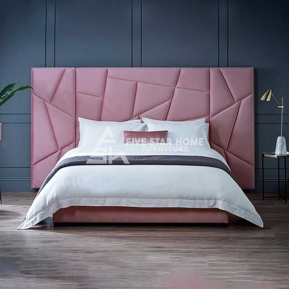 Vincent Wall panel headboard bed