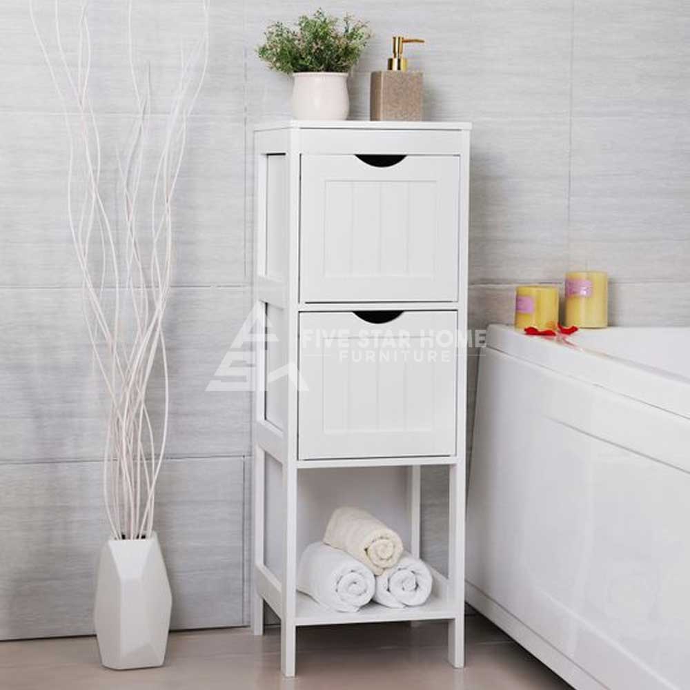 FSH 2 Drawers Bathroom Storage Cabinet