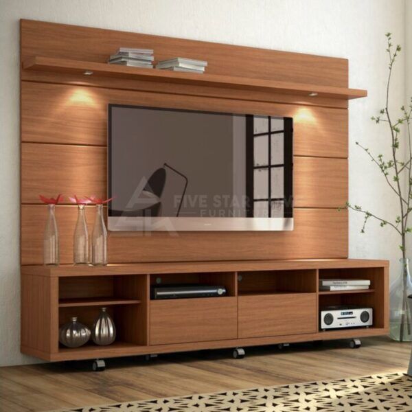 Julius Entertainment Wooden Tv Stand