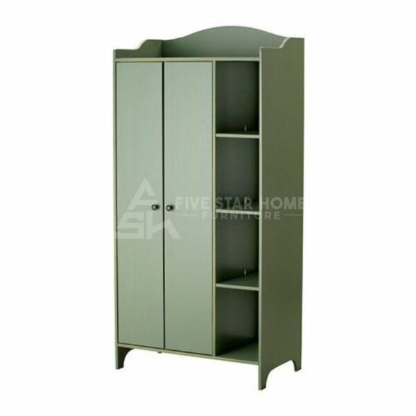 Open Shelves Wooden Bathroom Cabinet