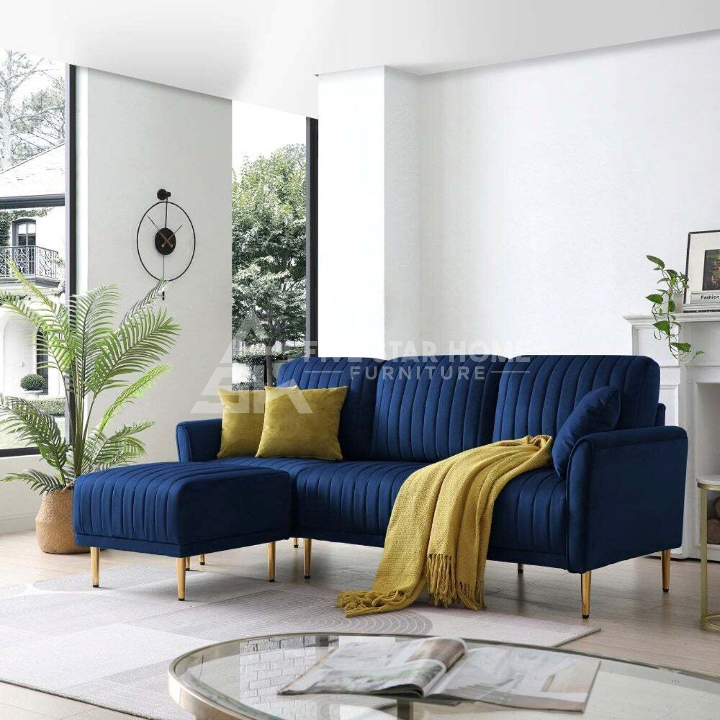 Sectional Sofa With Ottoman