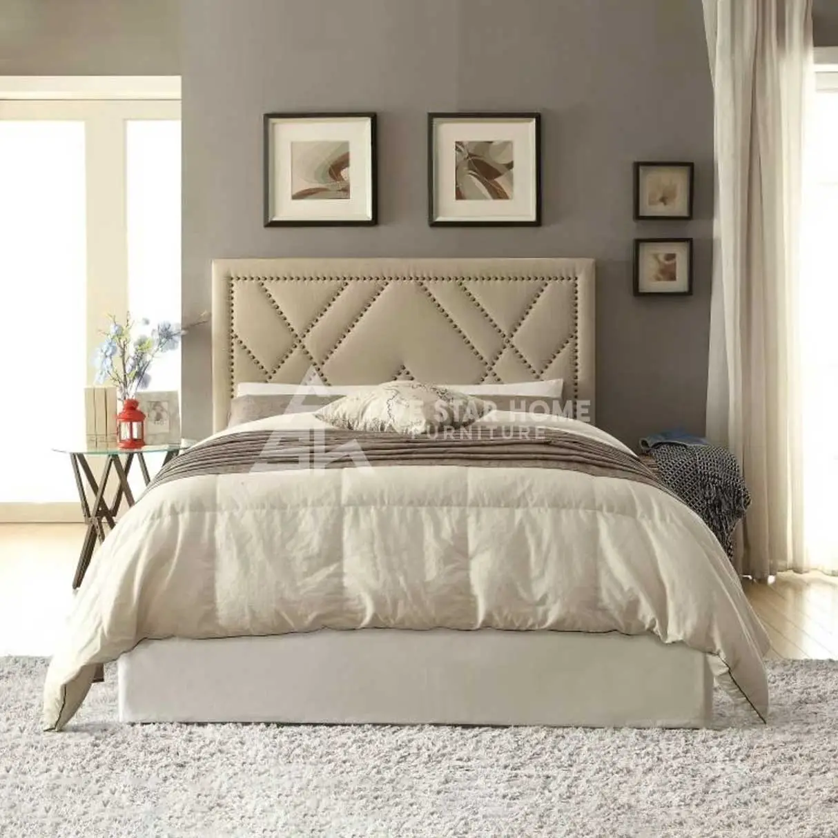 Upholstered Platform Bed