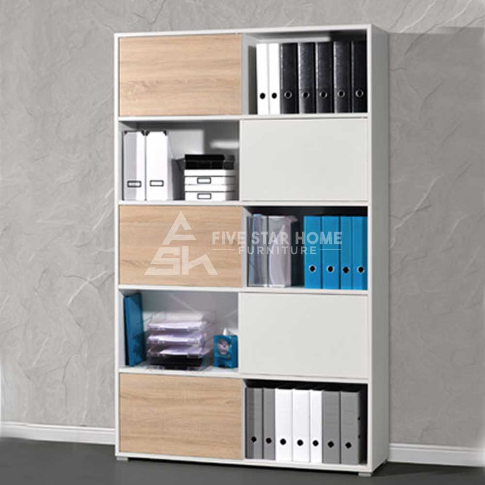 5-Sliding Door Bookcase