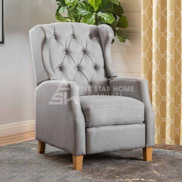 Fabric Tufted Club Chair