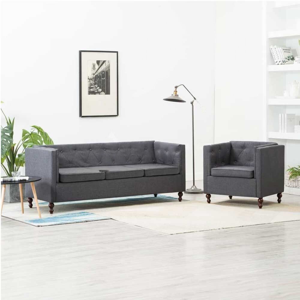 Straight Sofa Set