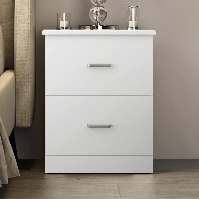 2 Drawers Nightstand