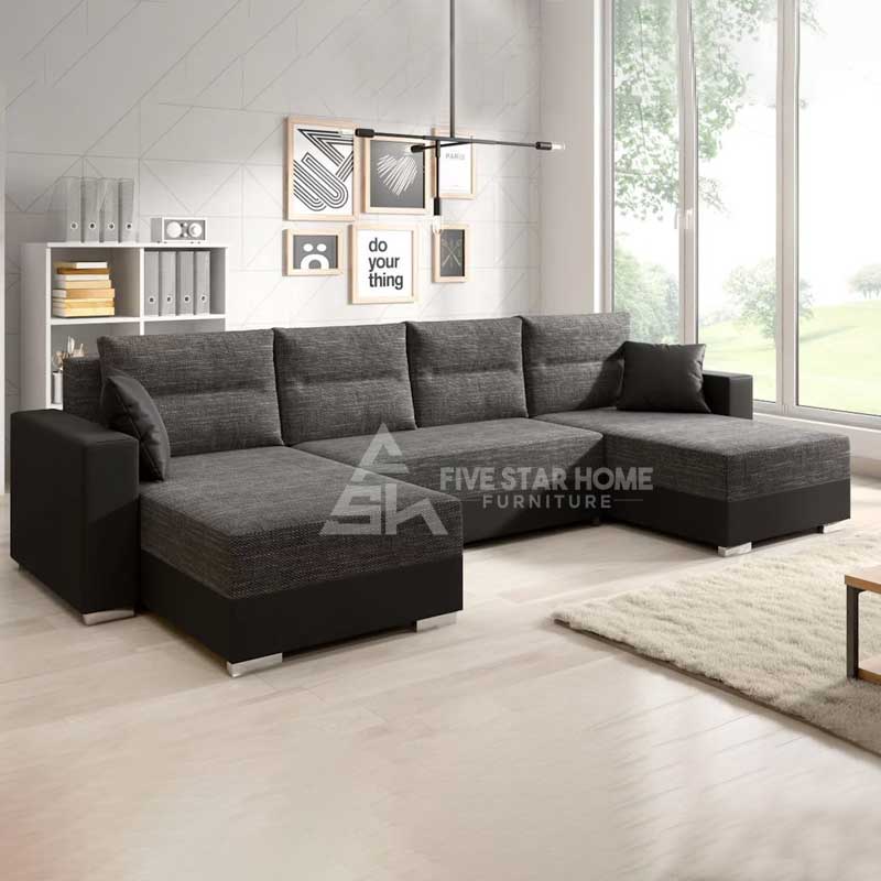 FSH Gambia Corner Sectional Sleeper Sofa