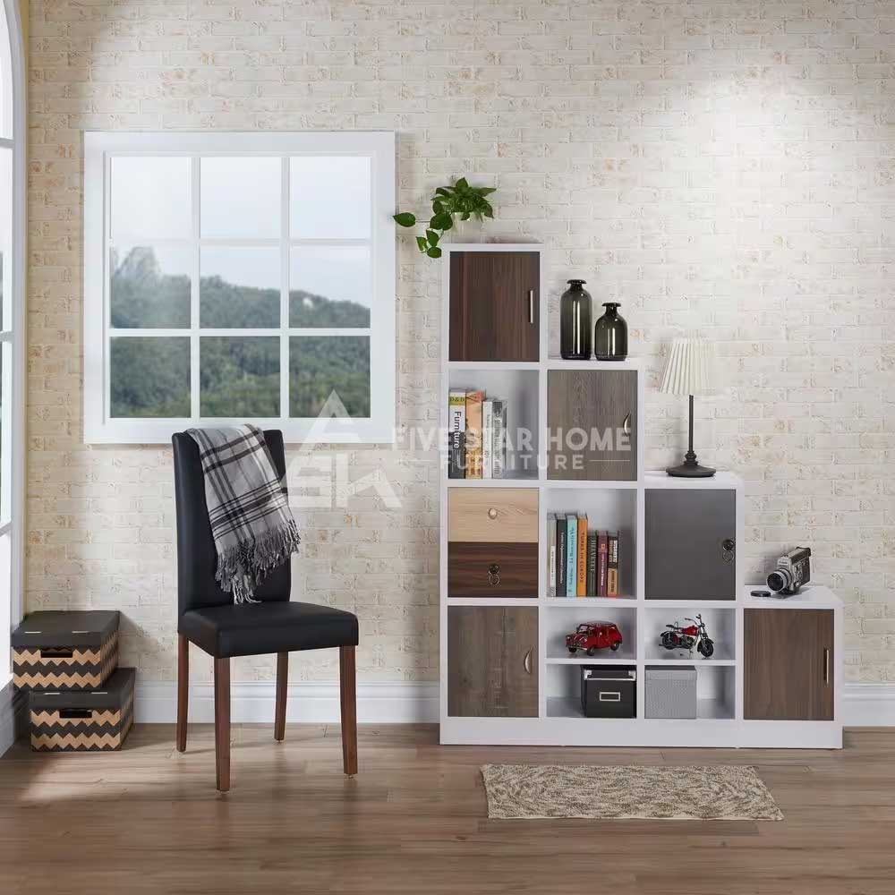 Cube Wall shelf 11 Compartment With Door