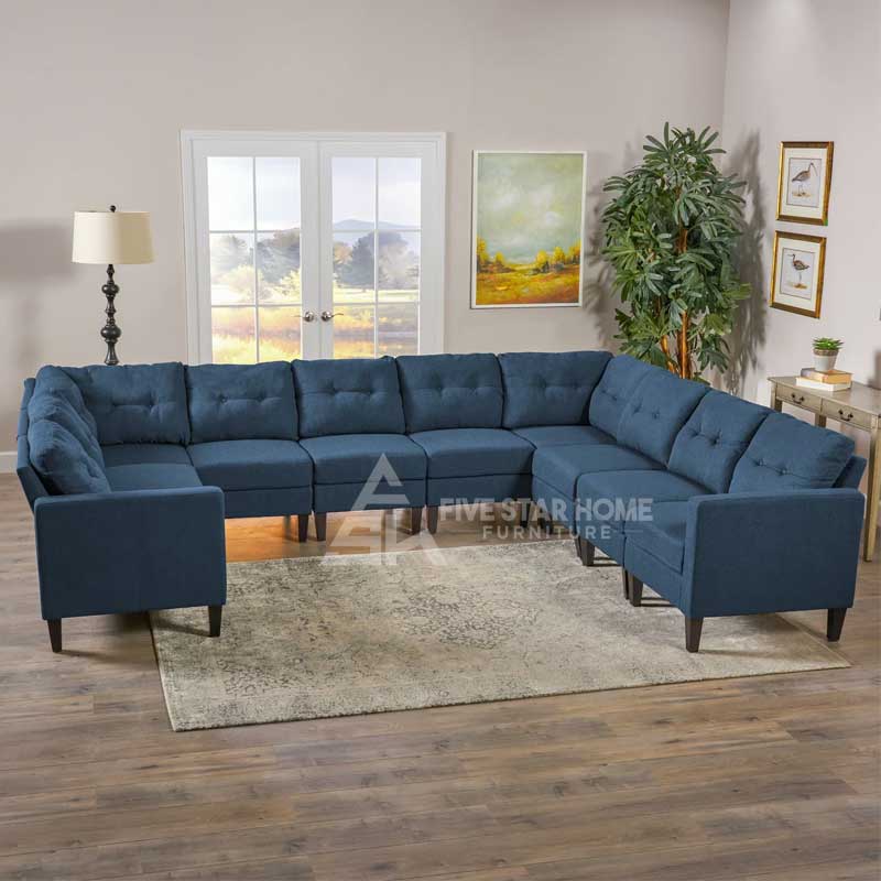 Modern U-Shaped Sofa Sectional FSH Furniture