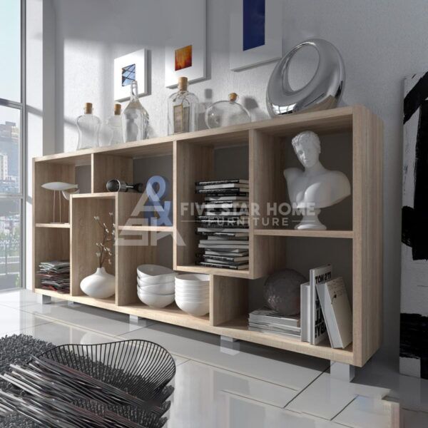 Horizontal Open Shelving Wall Unit