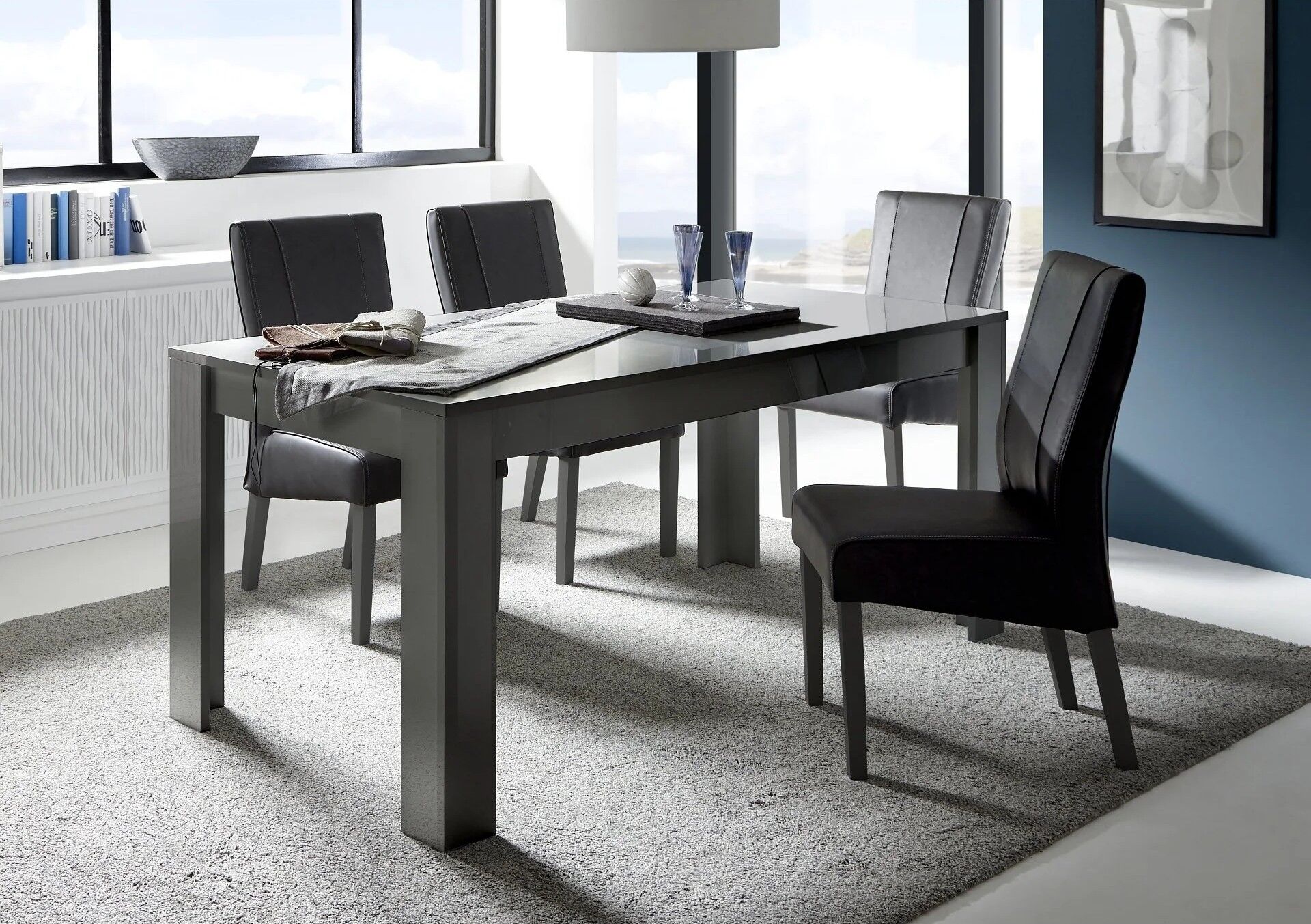 Contemporary Dining Table in Grey