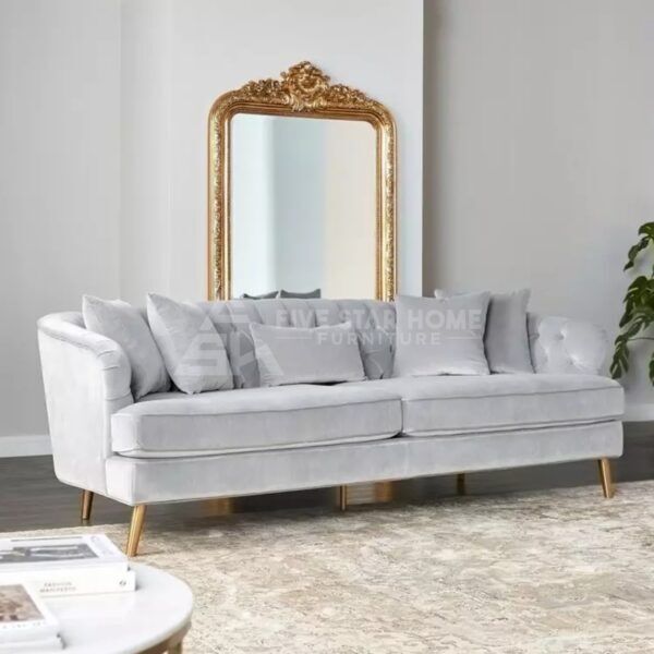 3 Seater Velvet Sofa