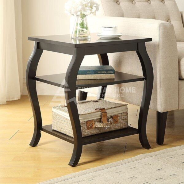 Curved Legs End Table