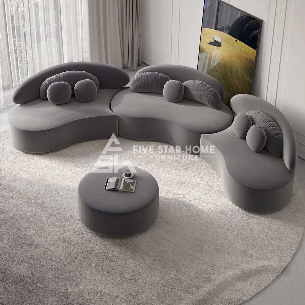 Curved Sectional Modular Sofa