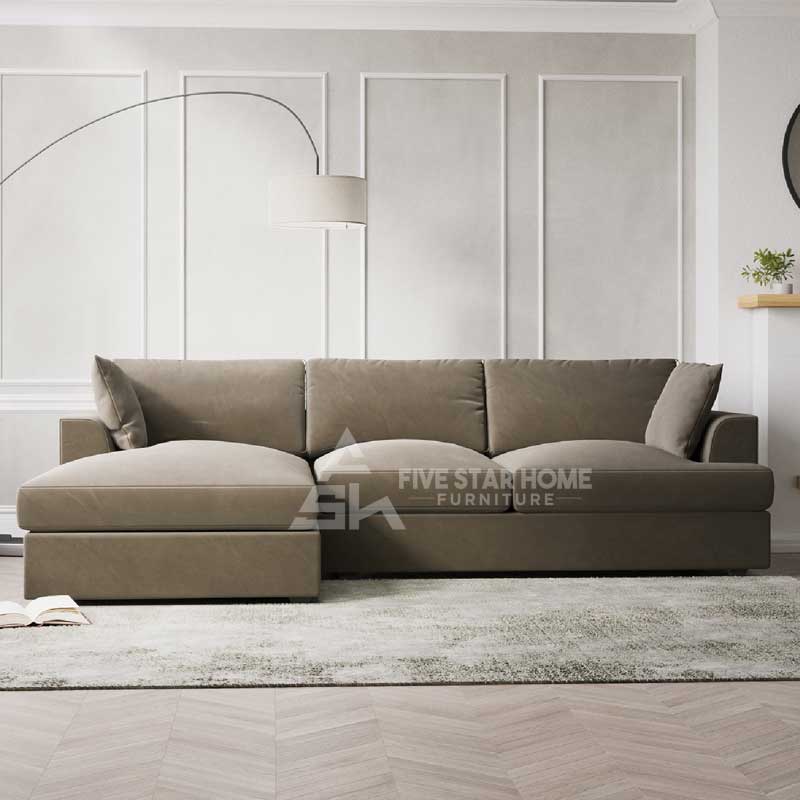 Three Seater L Shaped Sofa – Right Hand Facing