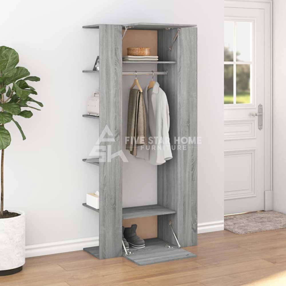 Hallway Storage Cabinet In Grey